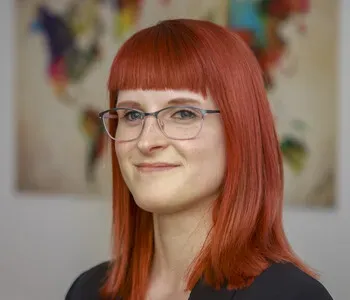 Porträt von Marie Miertsch (Mecklenburgische Versicherung) Porträt von Marie Miertsch (Mecklenburgische Versicherung)