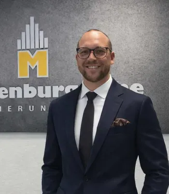 Porträt von Dennis Palmer (Mecklenburgische Versicherung) Porträt von Dennis Palmer (Mecklenburgische Versicherung)