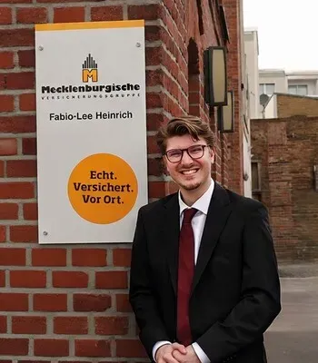 Porträt von Fabio-Lee Heinrich (Mecklenburgische Versicherung)