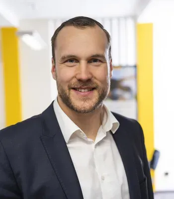 Porträt von Frederik Gellermann (Mecklenburgische Versicherung) Porträt von Frederik Gellermann (Mecklenburgische Versicherung)