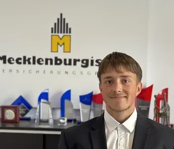 Porträt von Patrik Albin Lehmann (Mecklenburgische Versicherung) Porträt von Patrik Albin Lehmann (Mecklenburgische Versicherung)