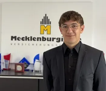 Porträt von Nico Jeckel (Mecklenburgische Versicherung) Porträt von Nico Jeckel (Mecklenburgische Versicherung)