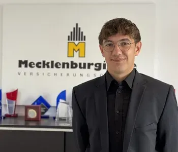 Porträt von Nico Jeckel (Mecklenburgische Versicherung) Porträt von Nico Jeckel (Mecklenburgische Versicherung)