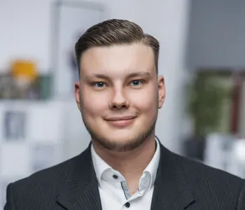 Porträt von Niclas Manz (Mecklenburgische Versicherung)