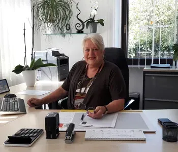 Porträt von Christel Lebron (Mecklenburgische Versicherung)