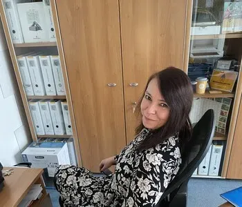 Porträt von Sabine Stelly (Mecklenburgische Versicherung)