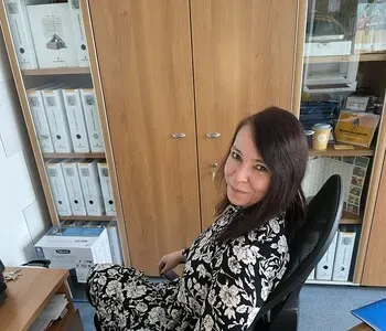 Porträt von Sabine Stelly (Mecklenburgische Versicherung)